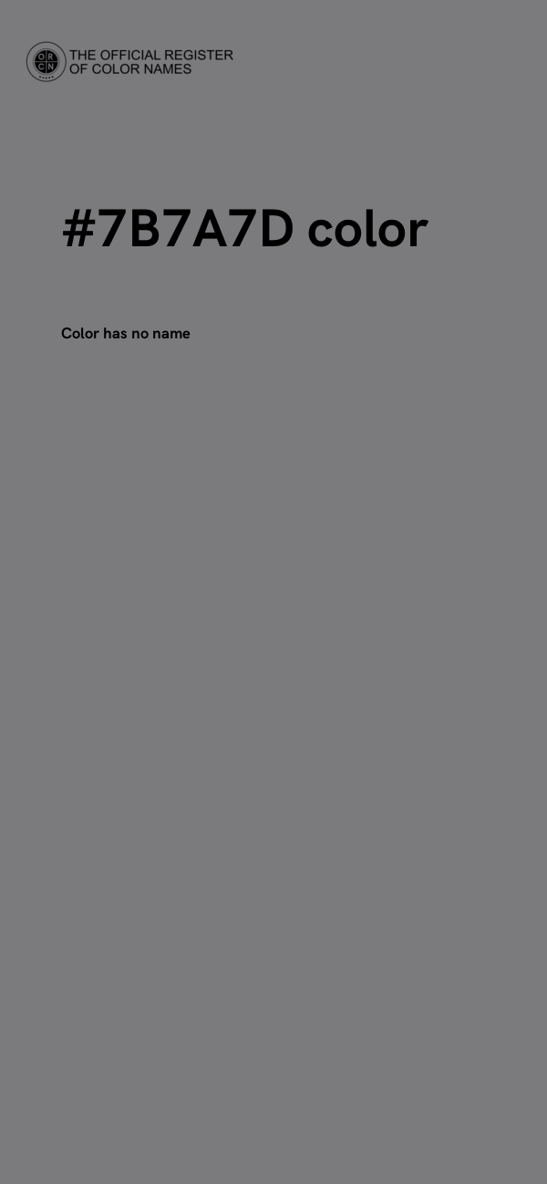 #7B7A7D color image
