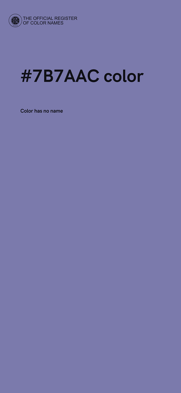#7B7AAC color image