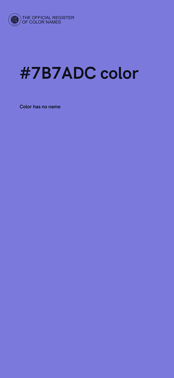 #7B7ADC color image