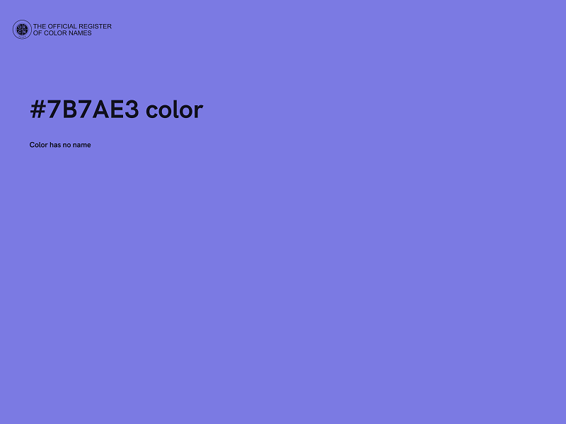 #7B7AE3 color image