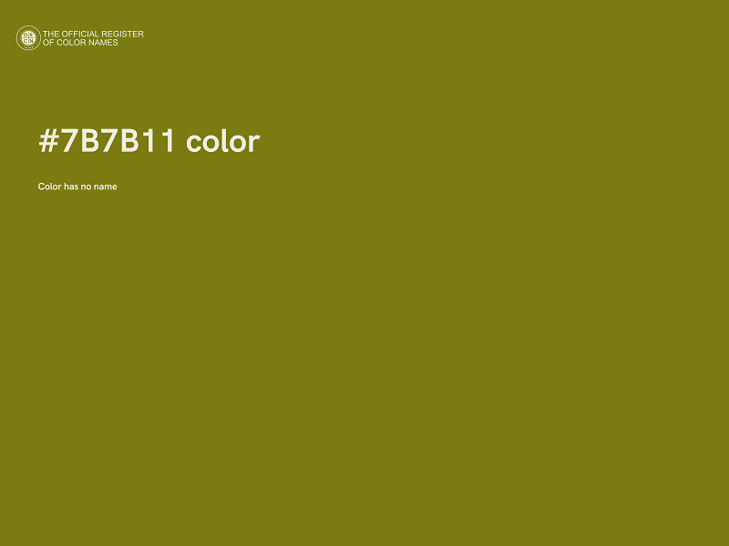 #7B7B11 color image