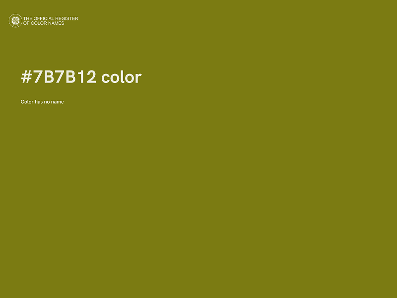 #7B7B12 color image