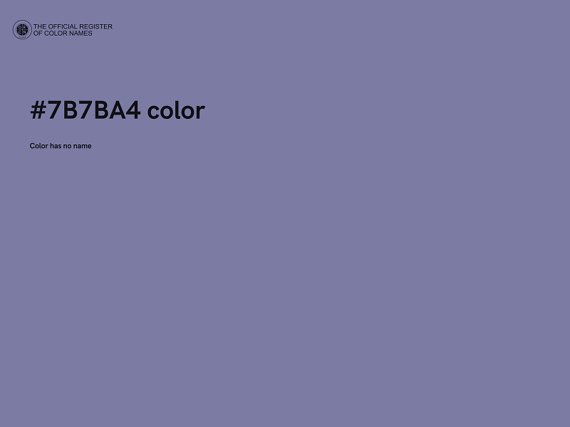 #7B7BA4 color image