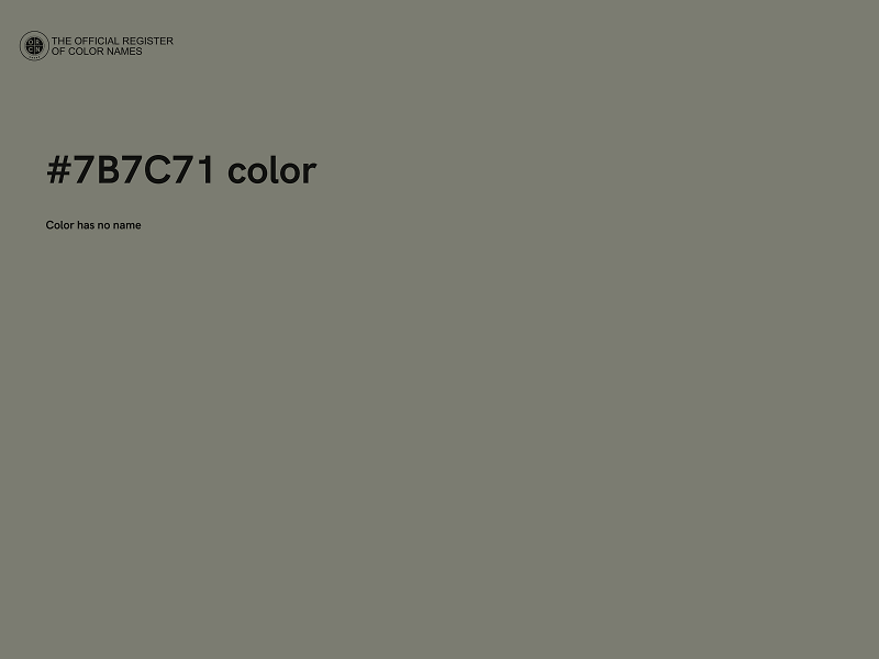 #7B7C71 color image