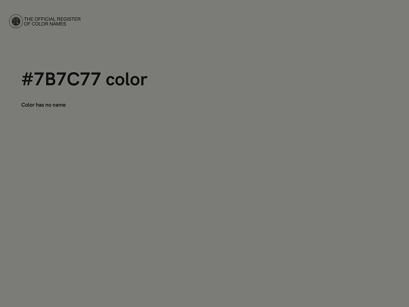 #7B7C77 color image