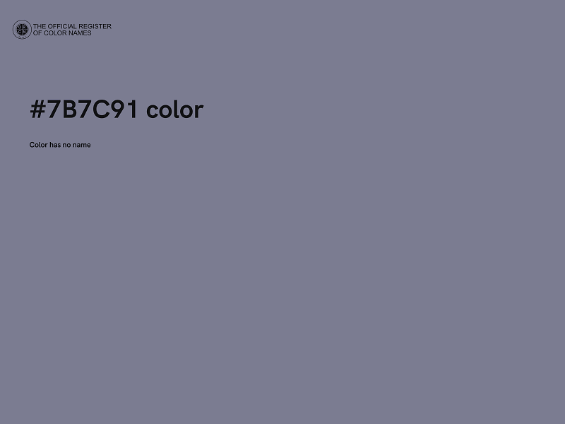 #7B7C91 color image