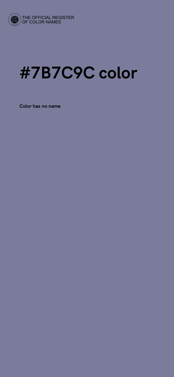 #7B7C9C color image