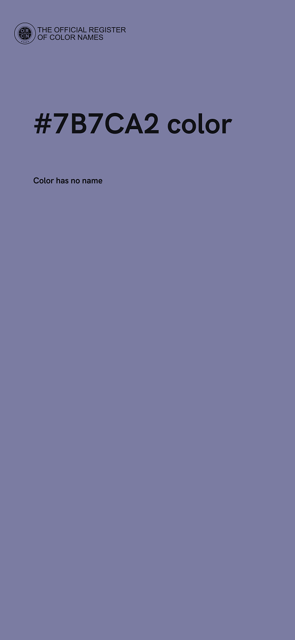 #7B7CA2 color image