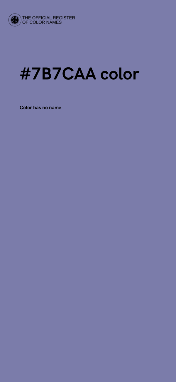 #7B7CAA color image