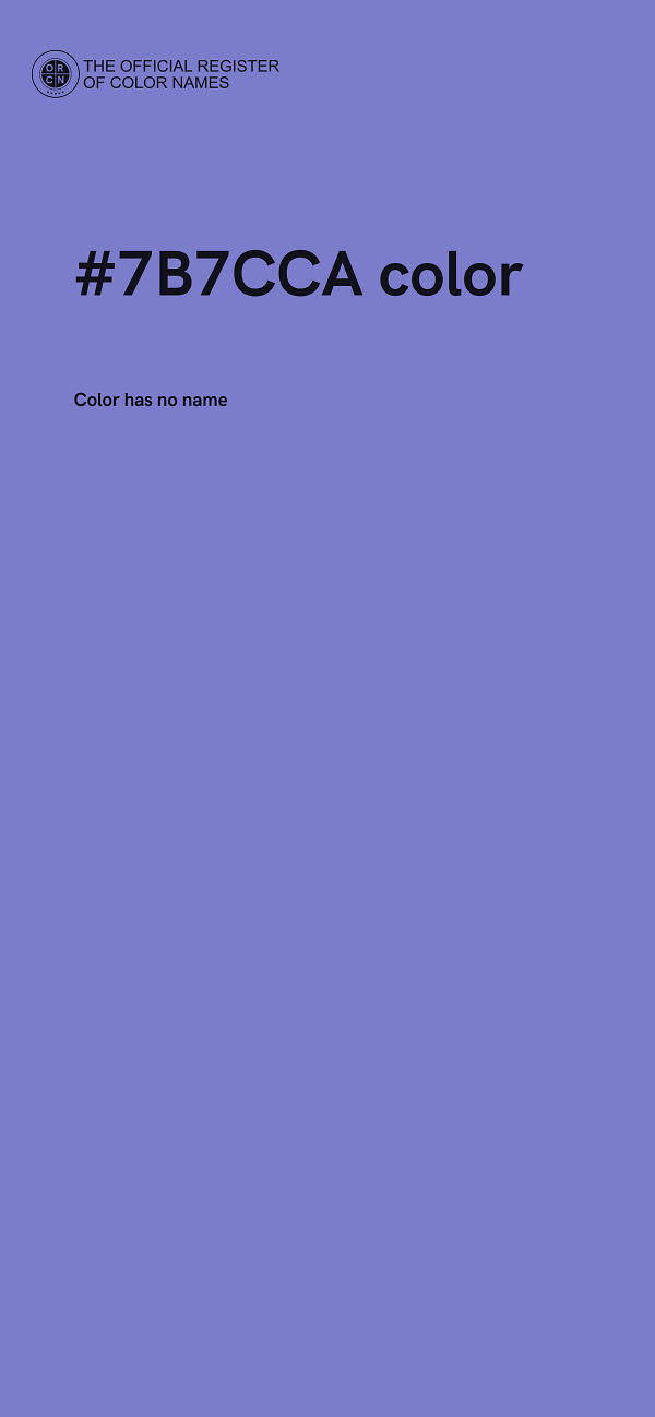 #7B7CCA color image
