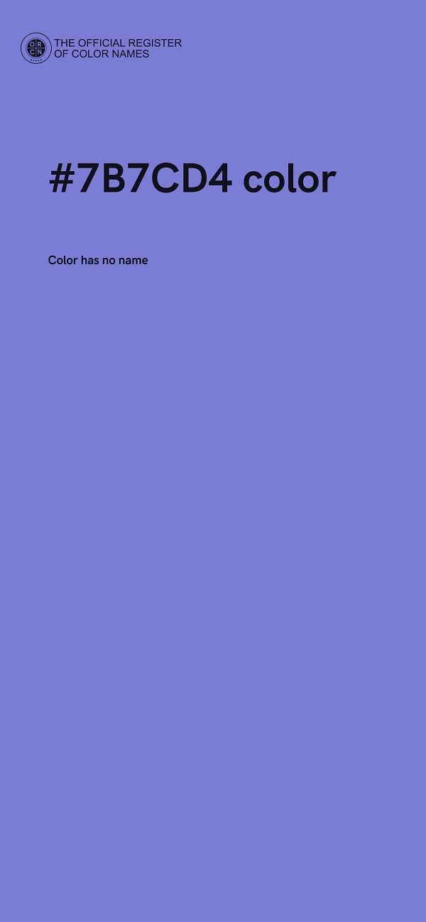 #7B7CD4 color image
