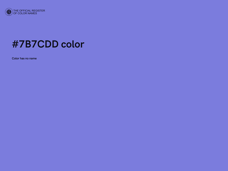 #7B7CDD color image