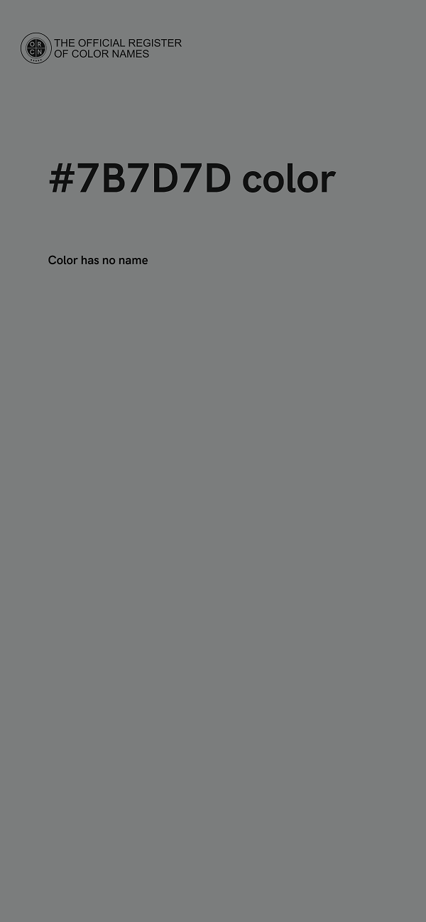 #7B7D7D color image