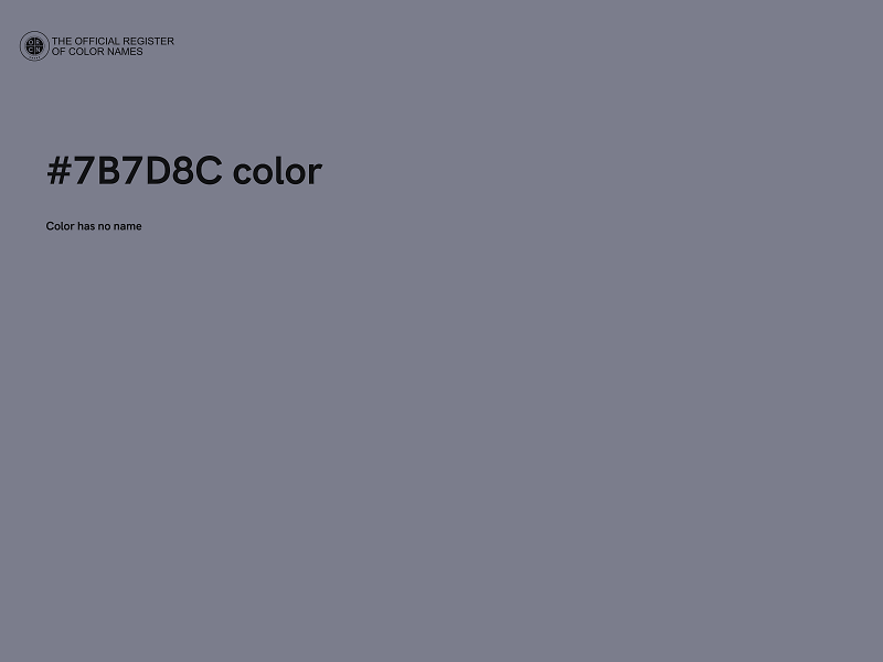 #7B7D8C color image