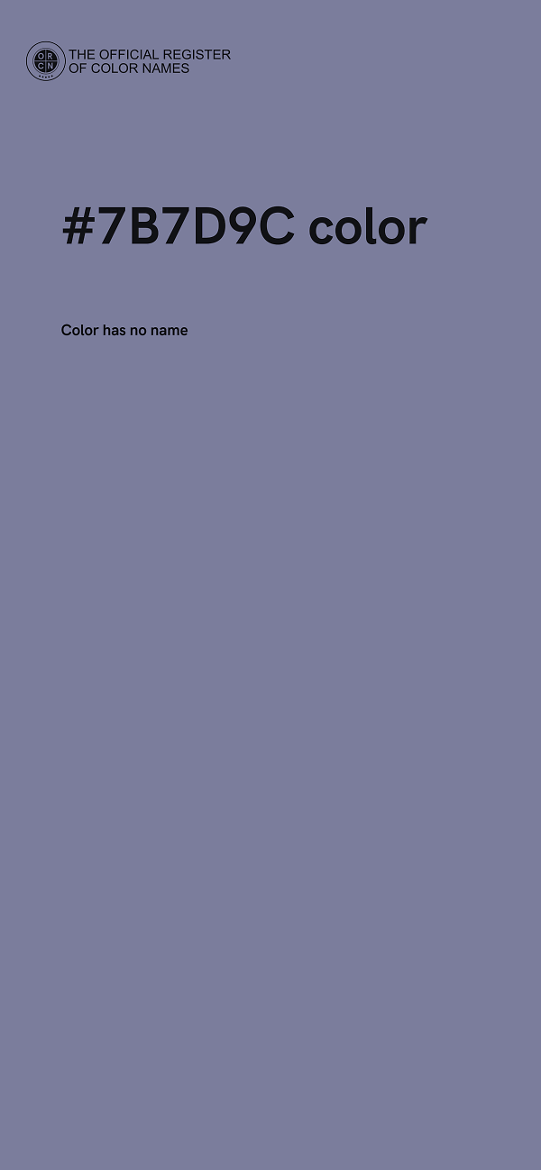 #7B7D9C color image