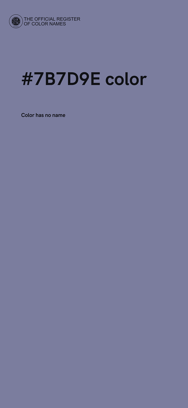 #7B7D9E color image