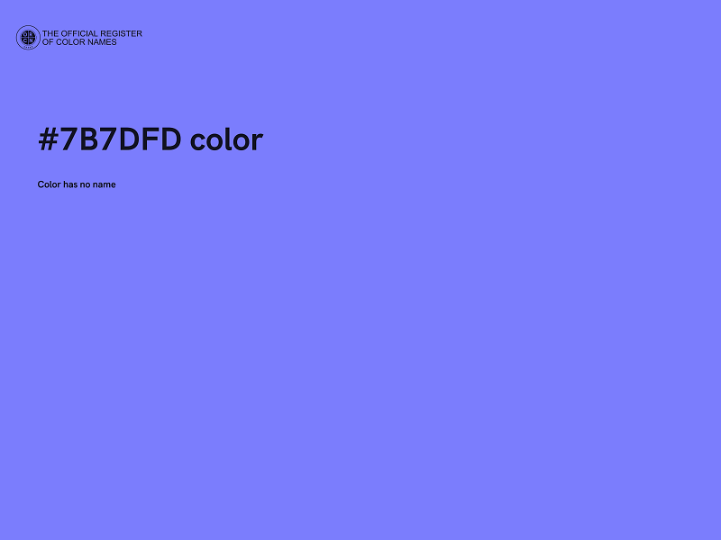#7B7DFD color image
