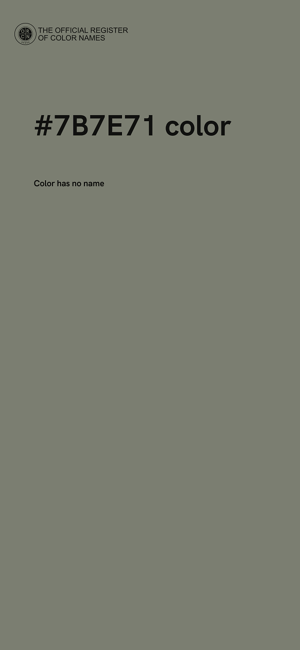 #7B7E71 color image