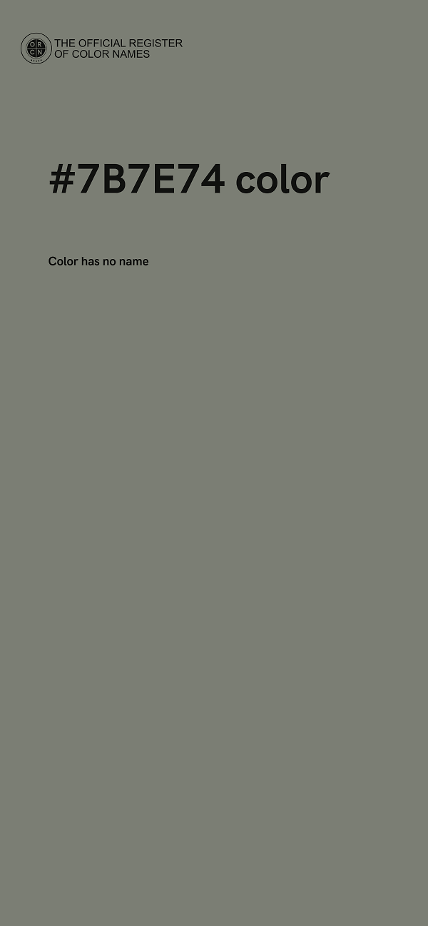 #7B7E74 color image
