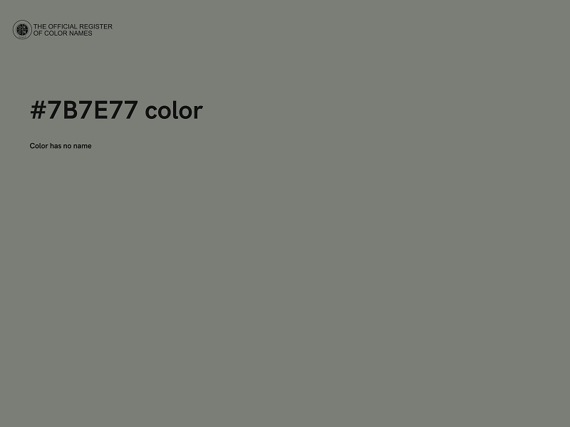 #7B7E77 color image