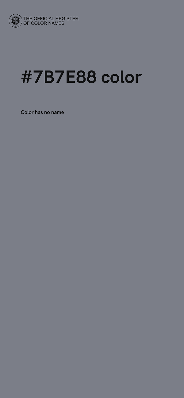 #7B7E88 color image