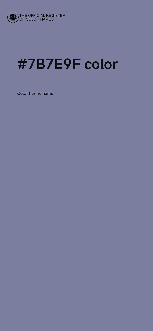 #7B7E9F color image