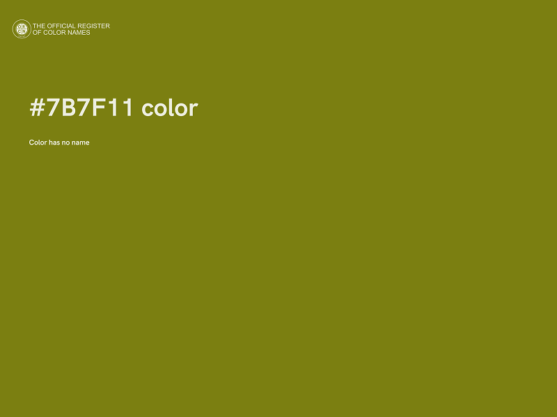 #7B7F11 color image