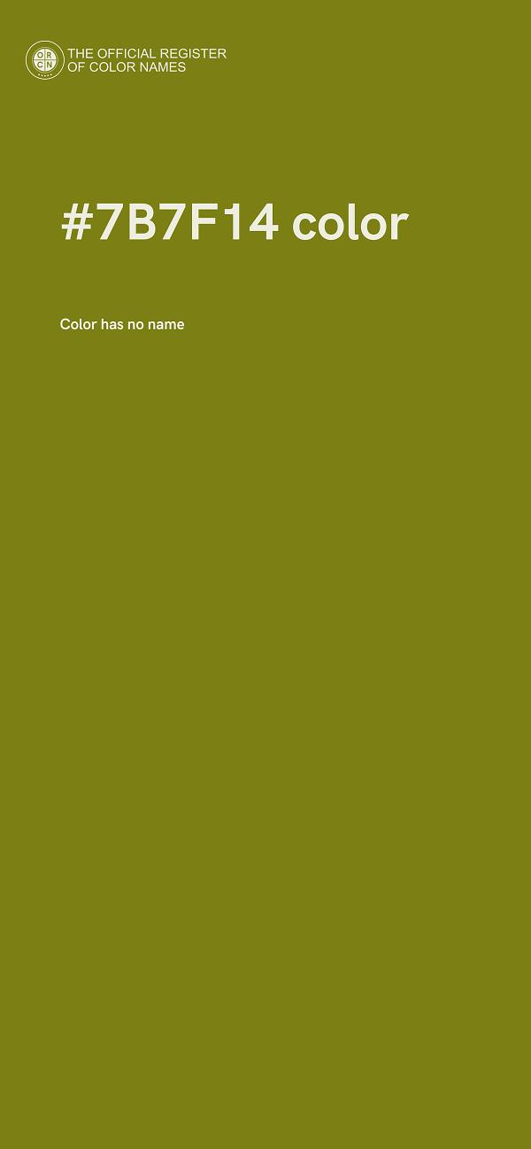 #7B7F14 color image