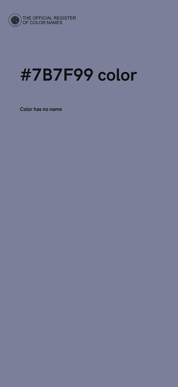 #7B7F99 color image