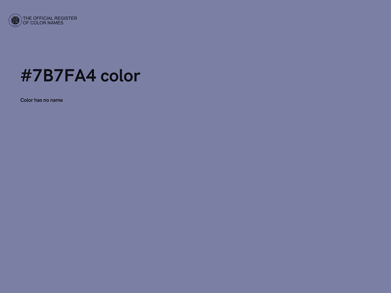 #7B7FA4 color image