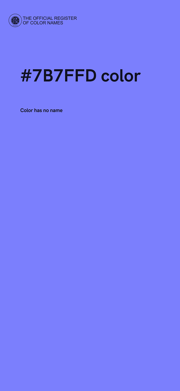 #7B7FFD color image