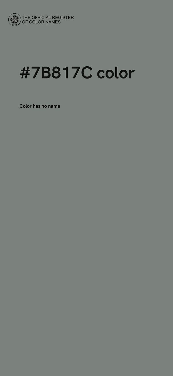 #7B817C color image