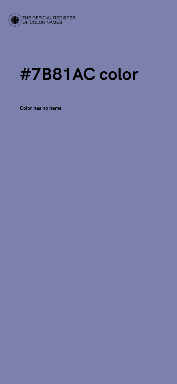 #7B81AC color image