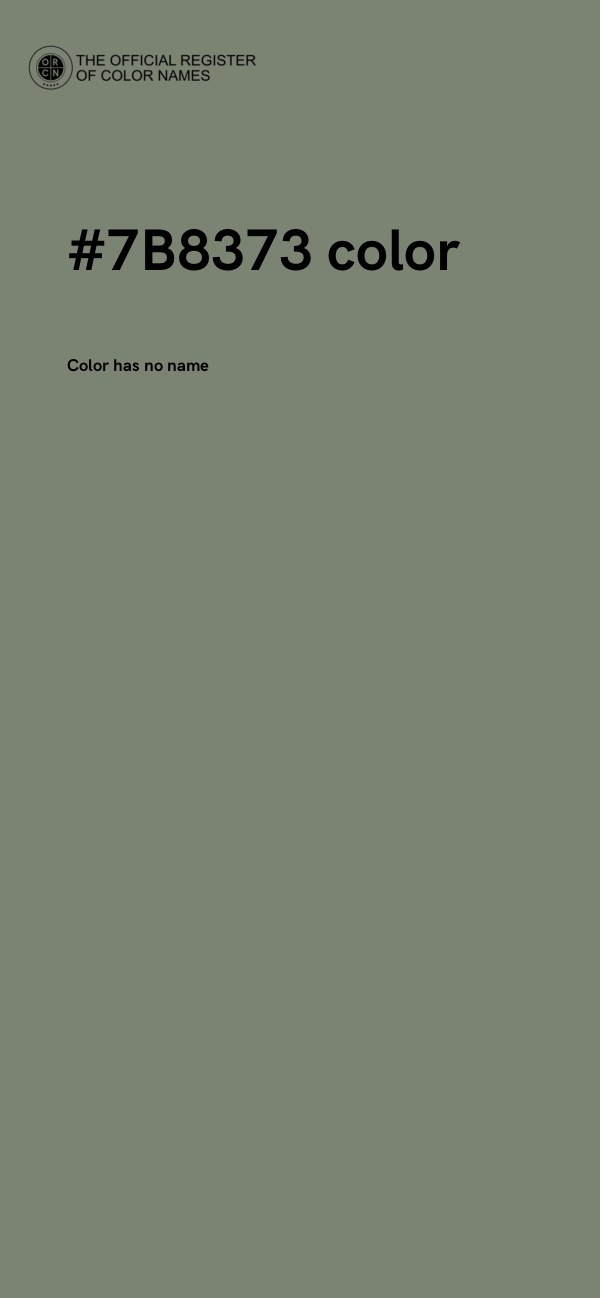 #7B8373 color image