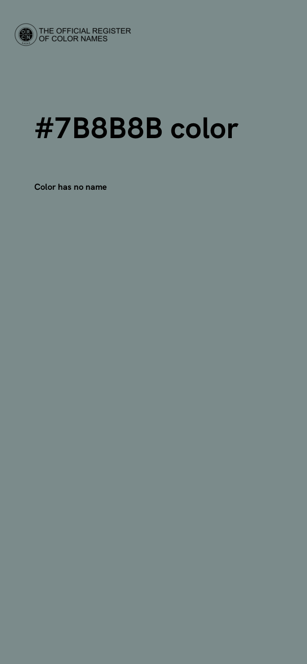 #7B8B8B color image