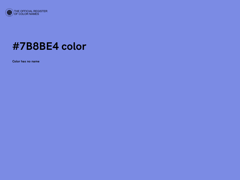 #7B8BE4 color image