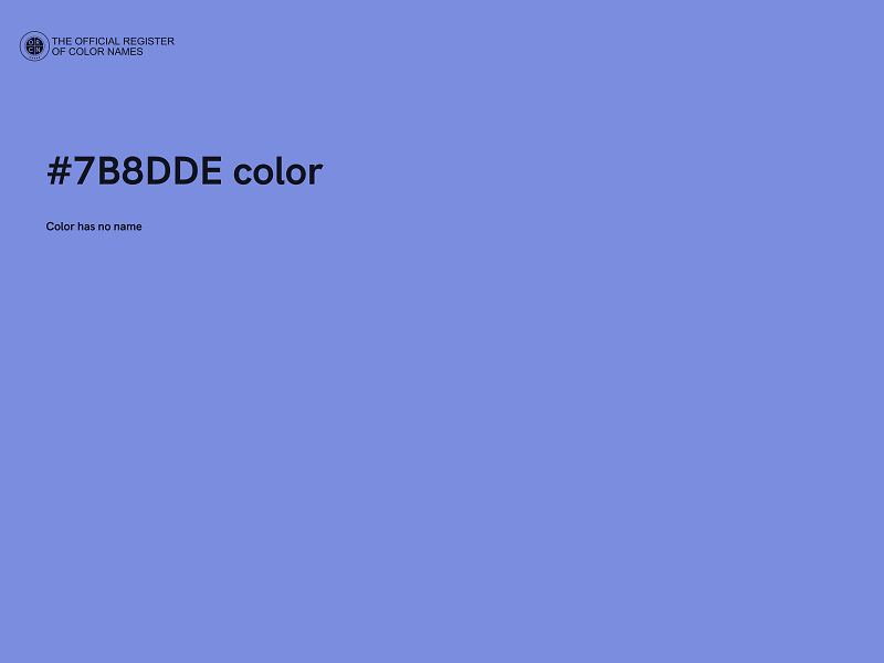 #7B8DDE color image