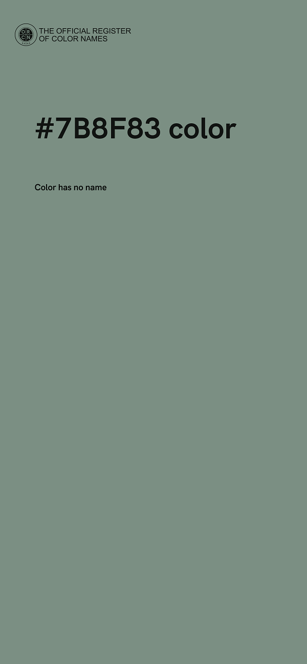 #7B8F83 color image