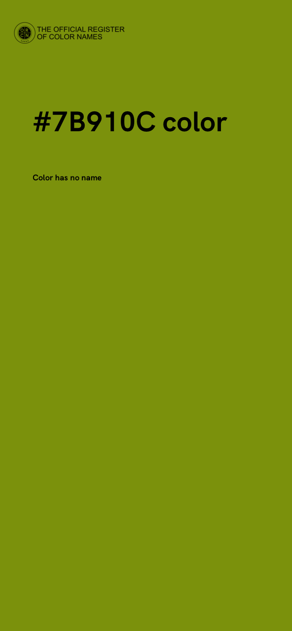 #7B910C color image