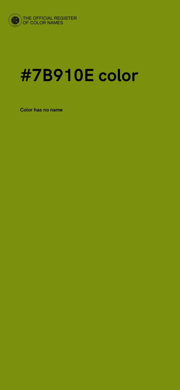 #7B910E color image