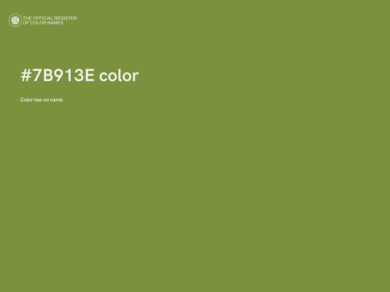 #7B913E color image