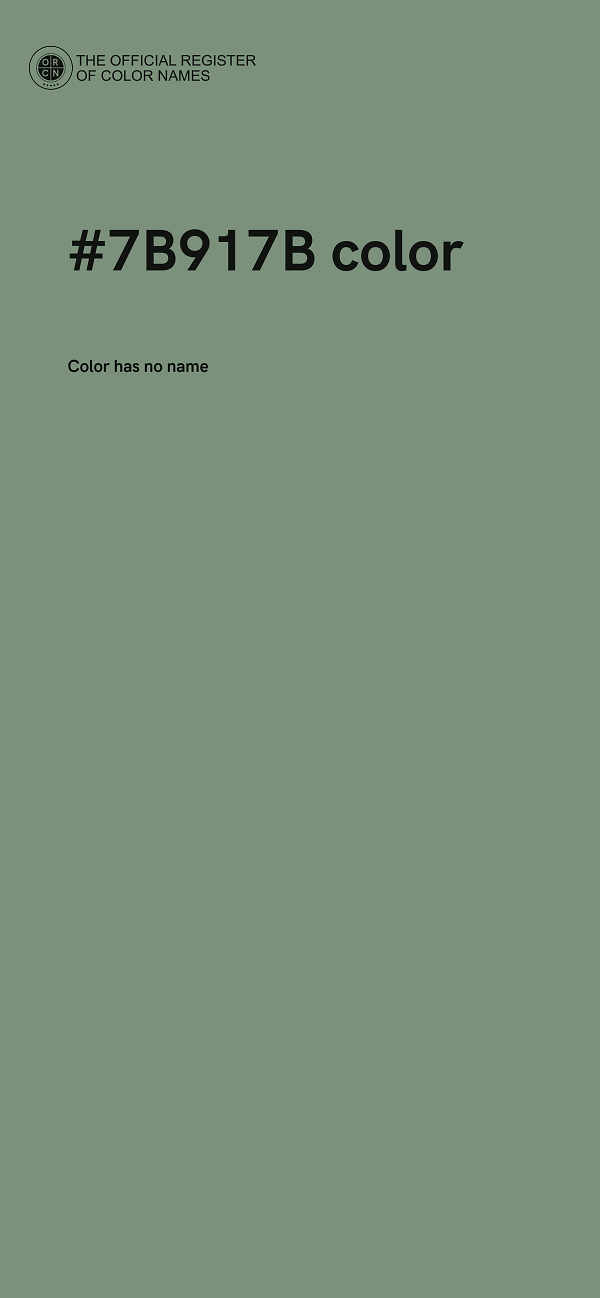 #7B917B color image