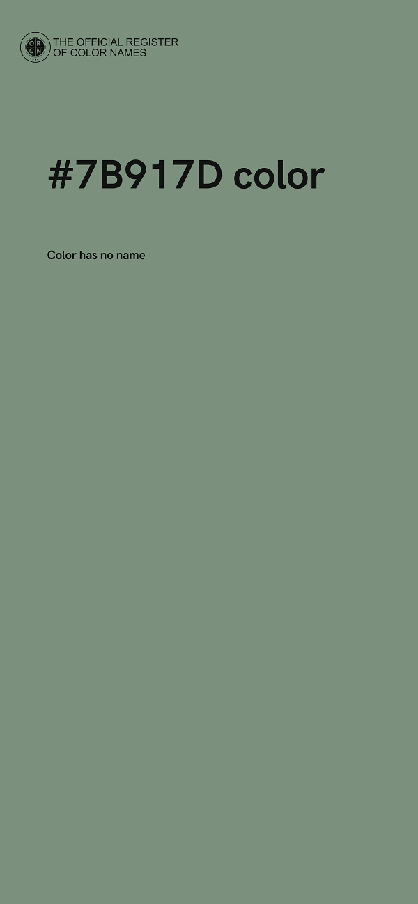 #7B917D color image