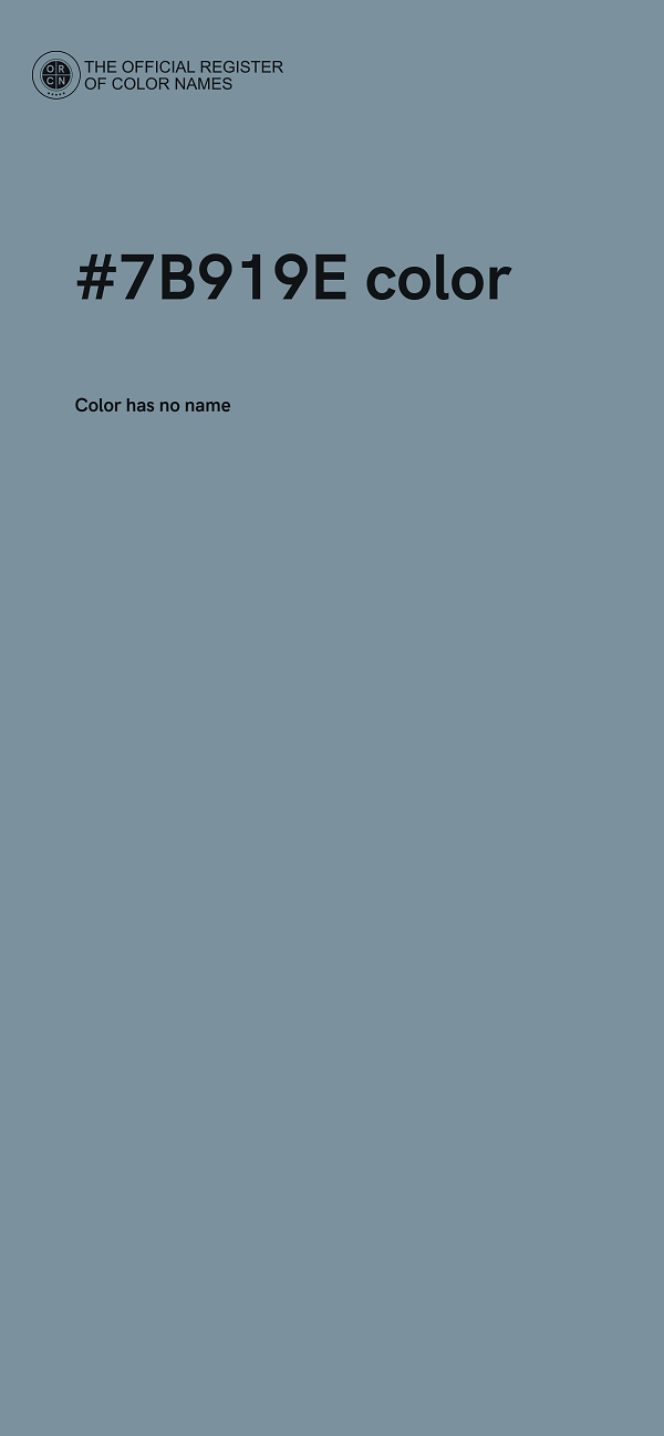 #7B919E color image