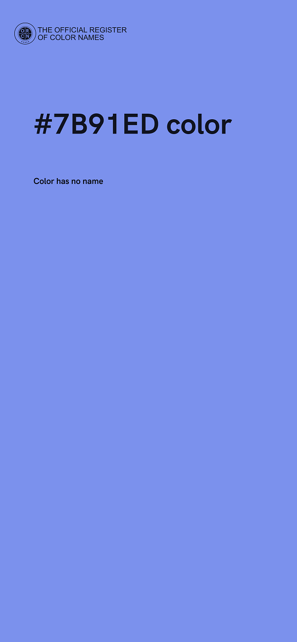 #7B91ED color image