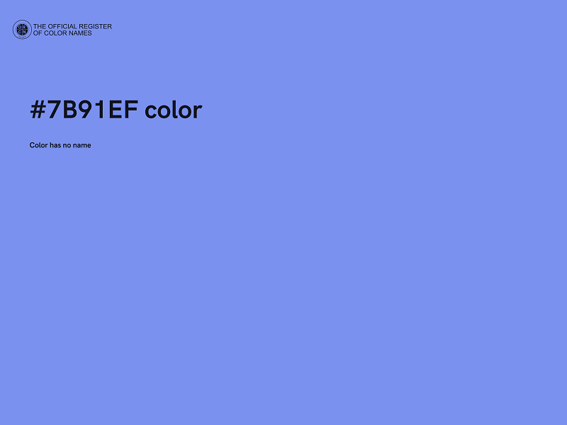 #7B91EF color image