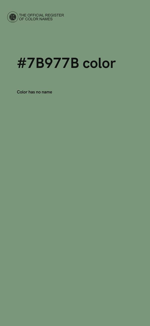 #7B977B color image