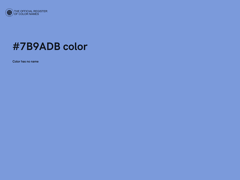 #7B9ADB color image