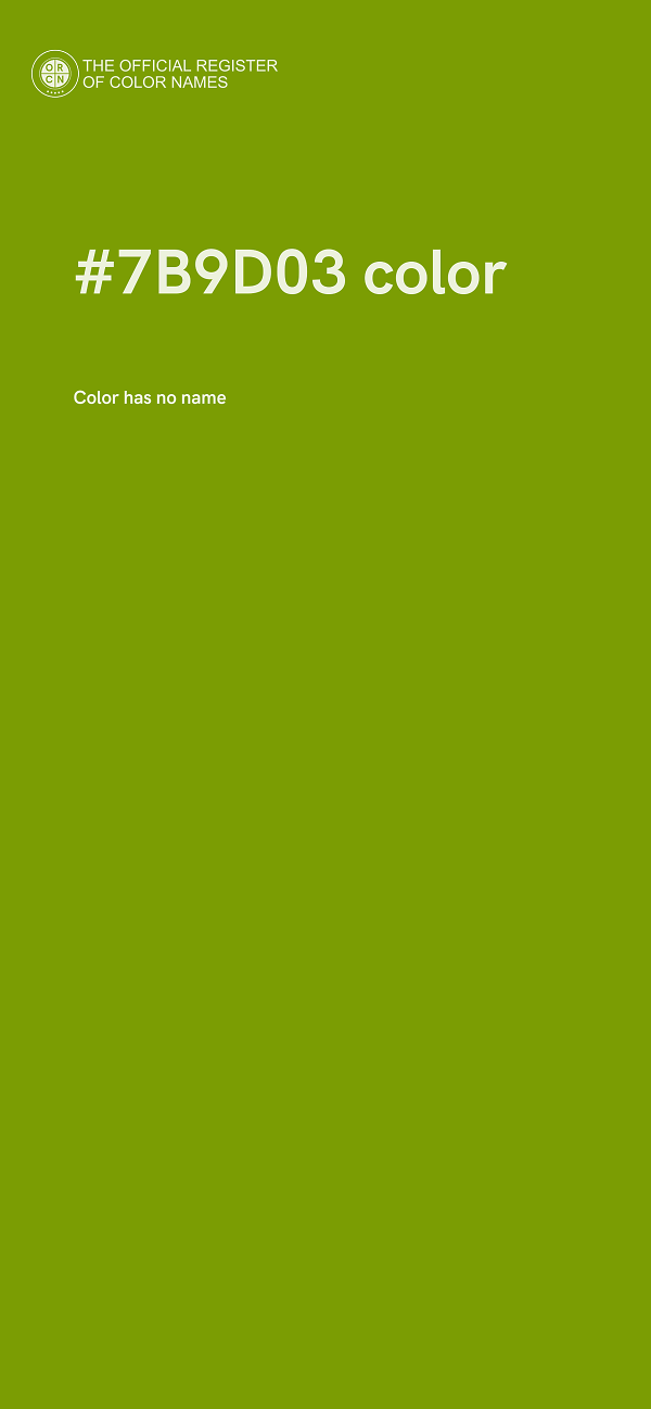 #7B9D03 color image
