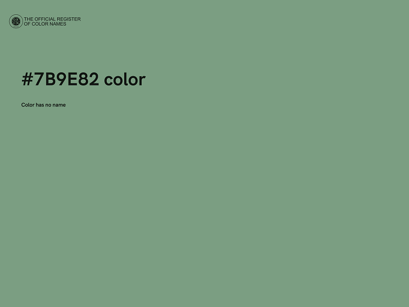 #7B9E82 color image